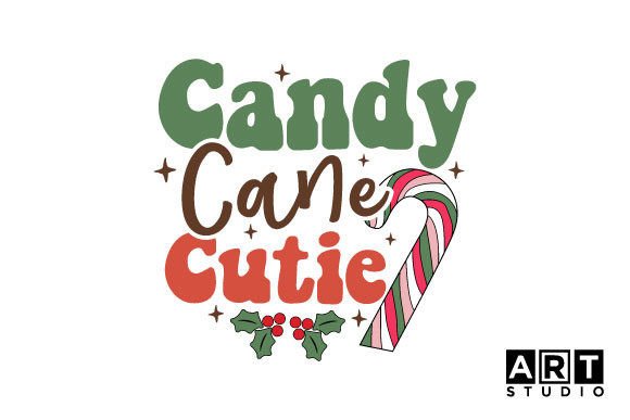 Candy Cane Cutie SVG: A Festive Graphics Asset for Crafters