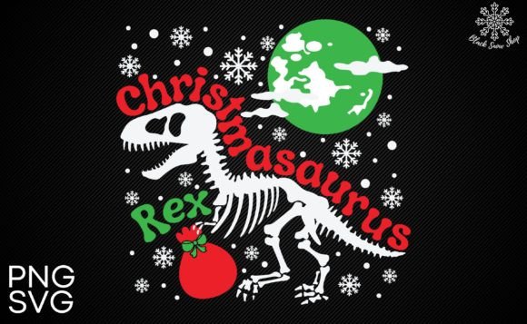 Christmasaurus Rex Kid Christmas Svg: Graphics for Crafts