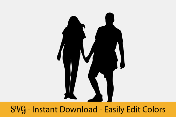 Couple Holding Hands, SVG: A Versatile Graphic for Creative Crafts