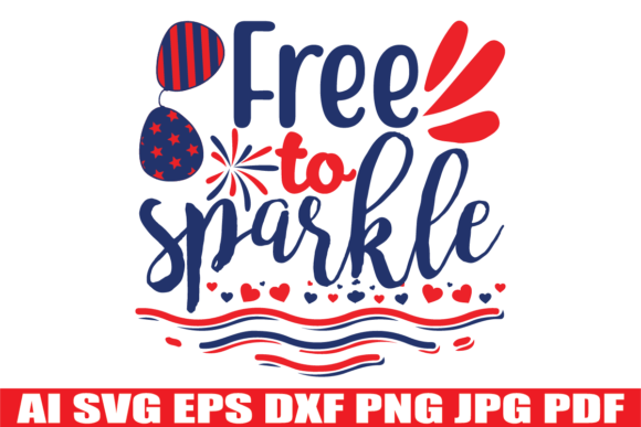 Free to Sparkle: A Versatile Graphic for Local Crafts