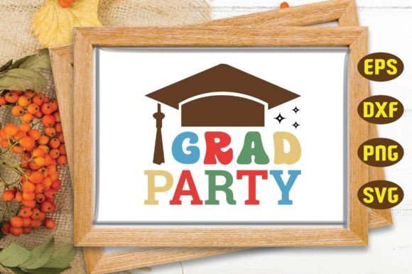 Grad Party Svg, Graduation Svg: A Versatile Graphics and Crafts Asset