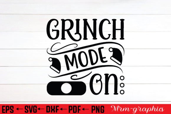 Grinch Mode on Svg: A Festive Embroidery Design