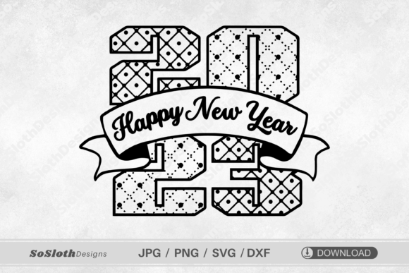 Happy New Year Svg, 2023: A Must-Have for Crafts and Graphics