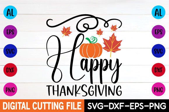 Happy Thanksgiving Svg: A Charming Addition for Holiday Embroidery