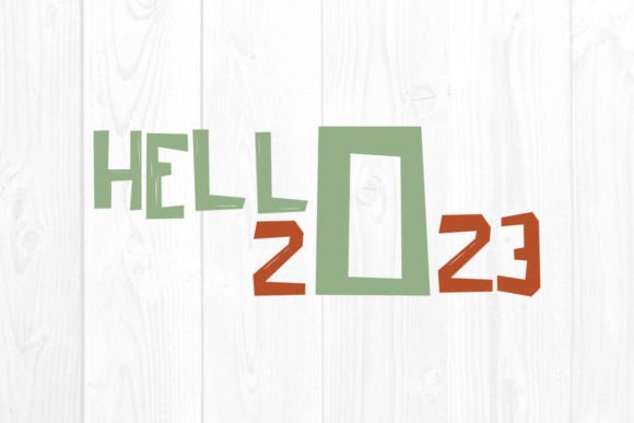 Hello 2023 New Year SVG for Graphics and Crafts