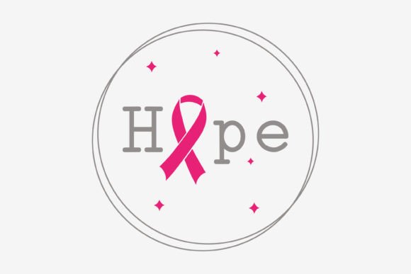 Hope Breast Cancer SVG Quote Design for Crafts Graphics
