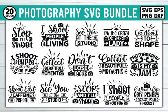 Photography SVG Bundle: Perfect for Creative Crafts and Graphics