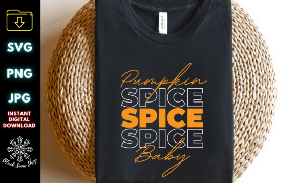 Pumpkin Spice Baby SVG: Graphics for Crafts & Blogs