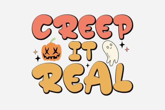 Retro Creep It Real SVG: Graphics for Crafts Branding