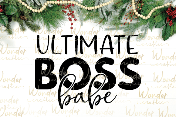 Ultimate Boss Babe Svg: A Bold Embroidery Design